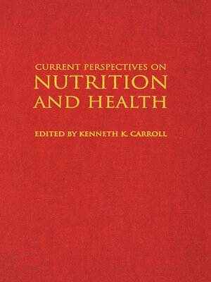 cover image of Current Perspectives on Nutrition and Health